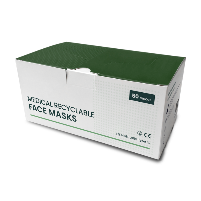 Ecobreathe Med+ 3 Ply Recyclable Masks x 50 - Bundles